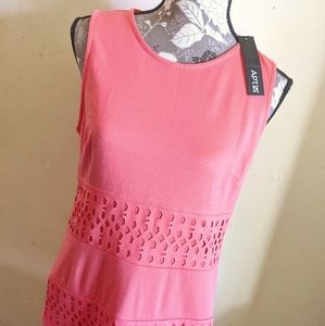 NWT Apt 9 Medium Length sleeveless pink dress